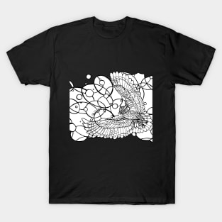 COLOR YOUR OWN TEE Flying Owl T-Shirt